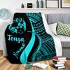 Custom Name Tonga Polynesian Tattoo Design Home Customize Your Name Blankets Comfortable Soft Lightweight Allseason Multipurpose Blanket For Picnics