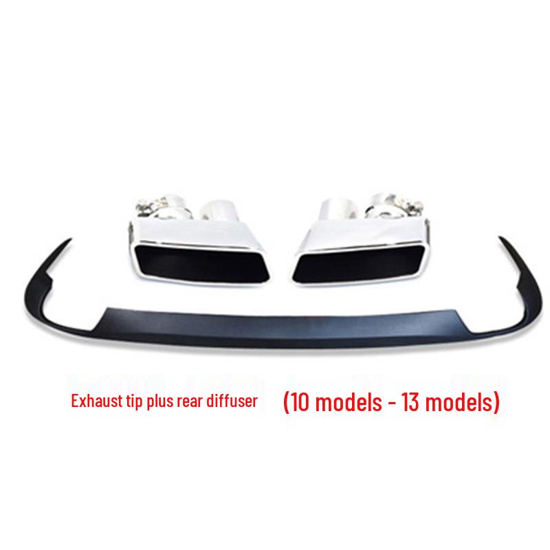 Compatible Exhaust Pipe Opening Modification for BMW 5 Series GT535/GT550 - Round/Square Tailpipe Rear Diffuser F02