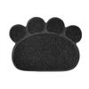Paw Shape Cat Dishes Placemat Non-slip Cat Litter Box Mat Durable Pet Feeding Mat