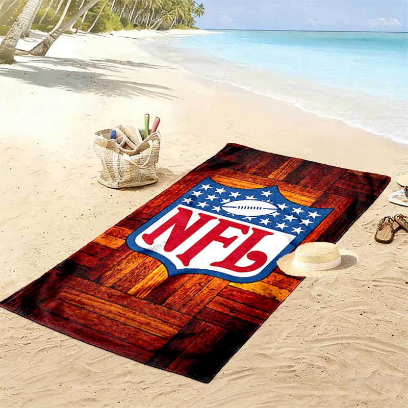 Football helmet. Print Beach Towel Soft Portable Quick?dry Towel For Pool Summer Vacation Outdoor Spor