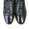 Regal Leather Straight-Toe Goodyear Black 25.0 Business Shoes(USED)