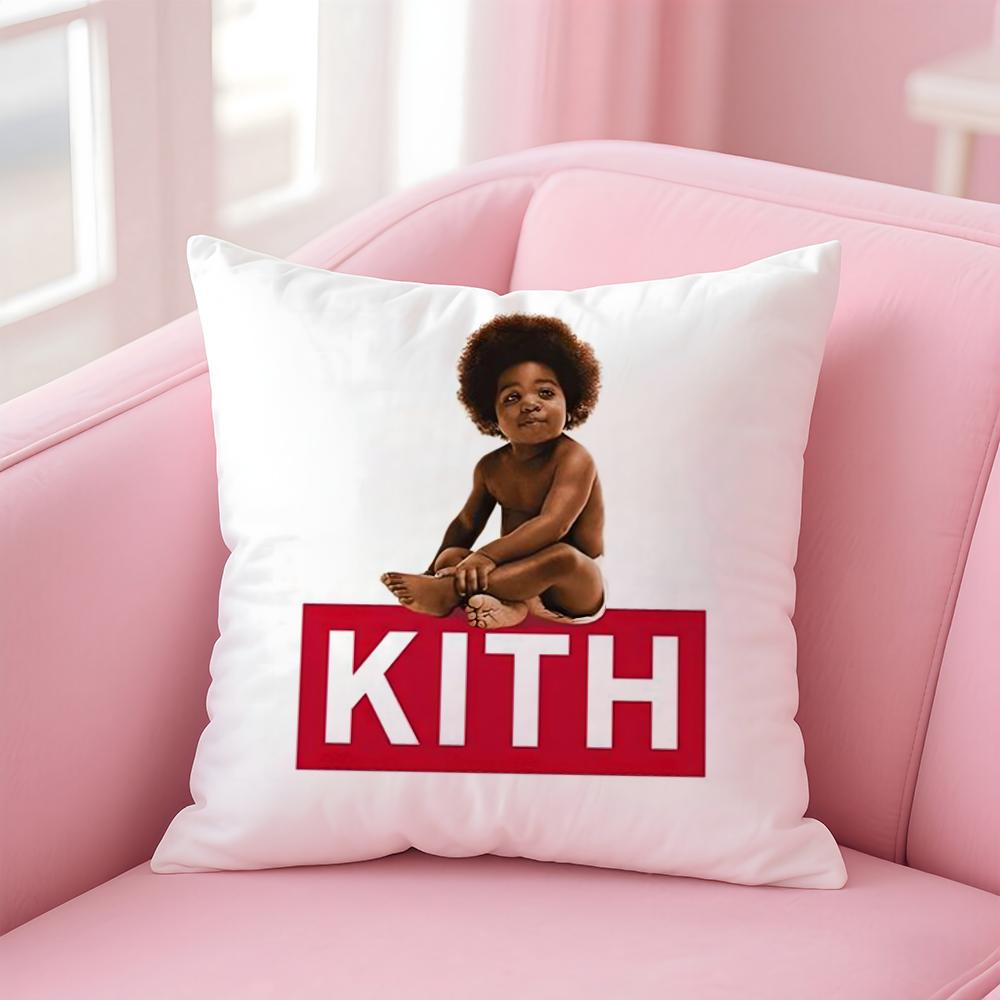 Классический логотип K-KITH Наволочка Удобная Двусторонняя Наволочка Идеально для Автомобиля Дивана Спальни и Не Только