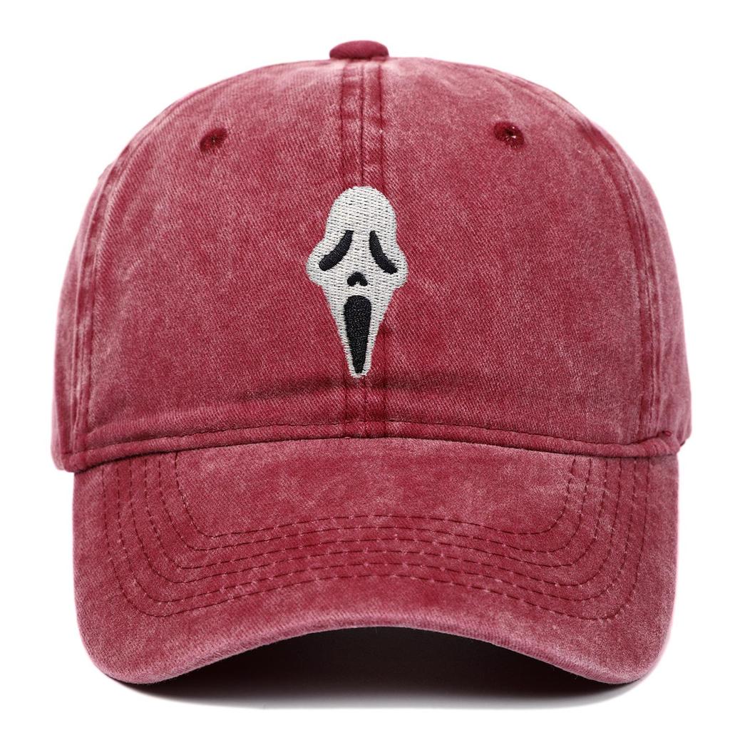 Бейсболка с вышивкой черепа на Хэллоуин, состаренная, для мужчин и женщин