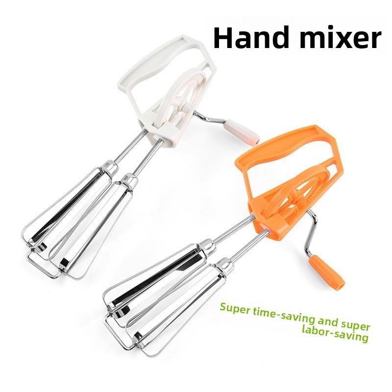 Manual Egg Whisk And Dough Mixer With Splash Prevention For Home Use