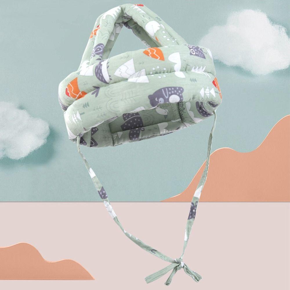 Comfortable Adjustable Baby Protection Hat Soft Safety Anti-collision Hat Cartoon Anti-fall Anti-fall Pad Toddler