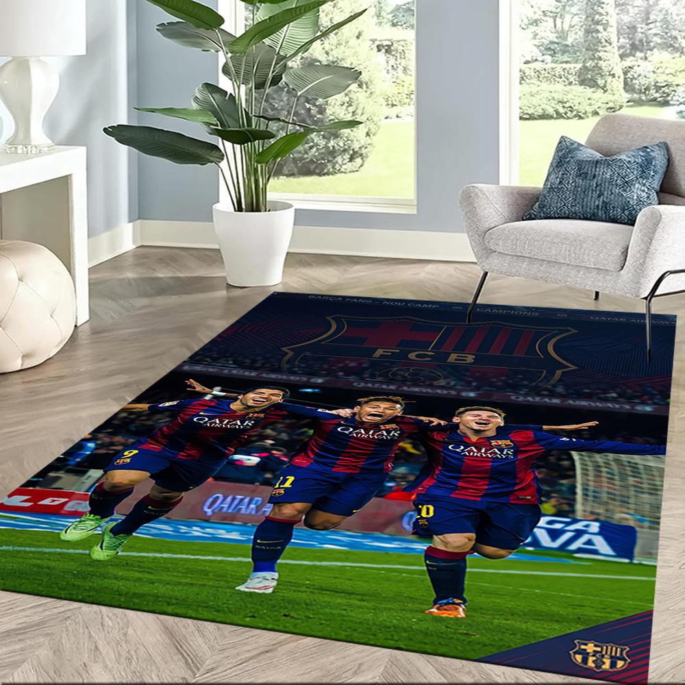 Messi 158 Area Rug Perfect for Game Room Study room Outdoor Living Rooms Anti-slip Rug Decorate Offices Perfect Gift for Women/Men