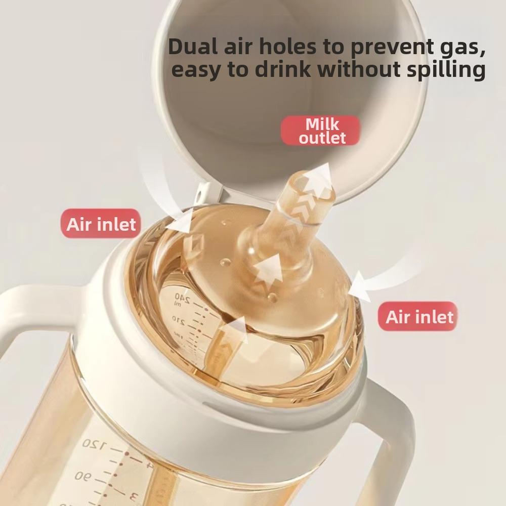 Automatic Venting Automatic Milk Bottle Three Level Flip Cover PPSU Milk Bottle For Baby Feeding