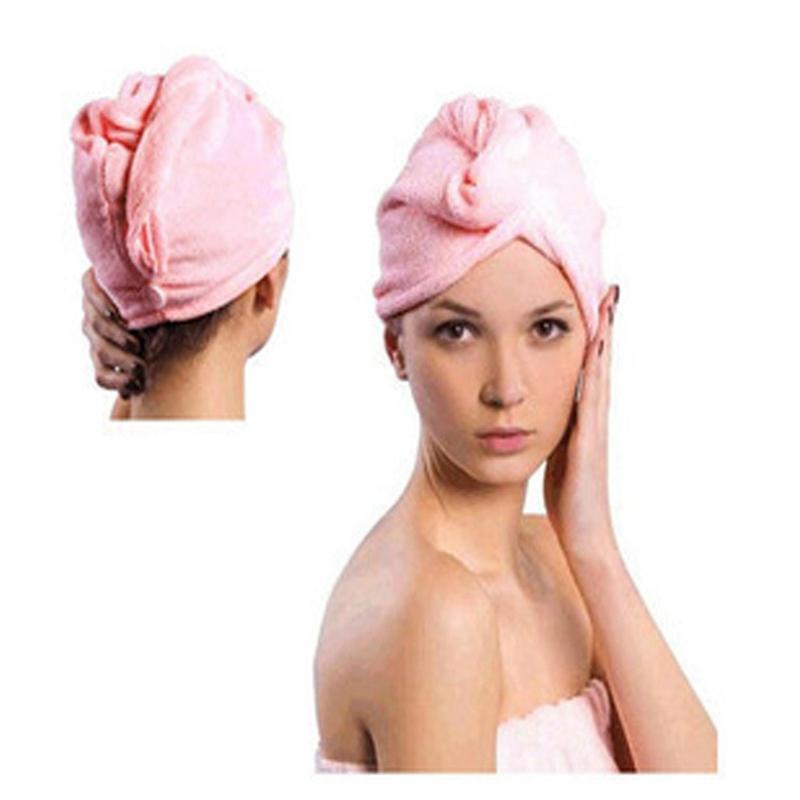 Wiping Hair Towel Hair-Drying Cap Head Towel Hair-Drying Girls Head Ordinary Fiber