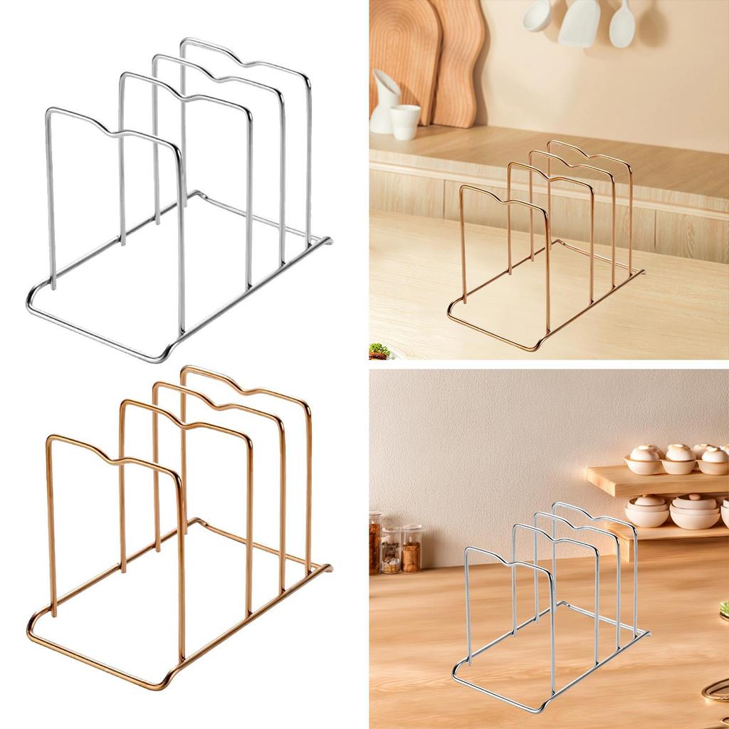 Держатель крышек для кастрюль Полка для хранения Многоцелевая Многоразовая Декоративная Сушилка для