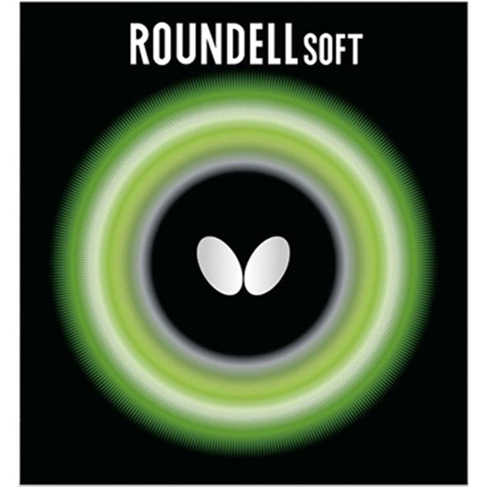 Butterfly Настольный теннис Roundel High Tension Back Черный Толщина 05880 Накладка, Мягкая, Резина, (278),