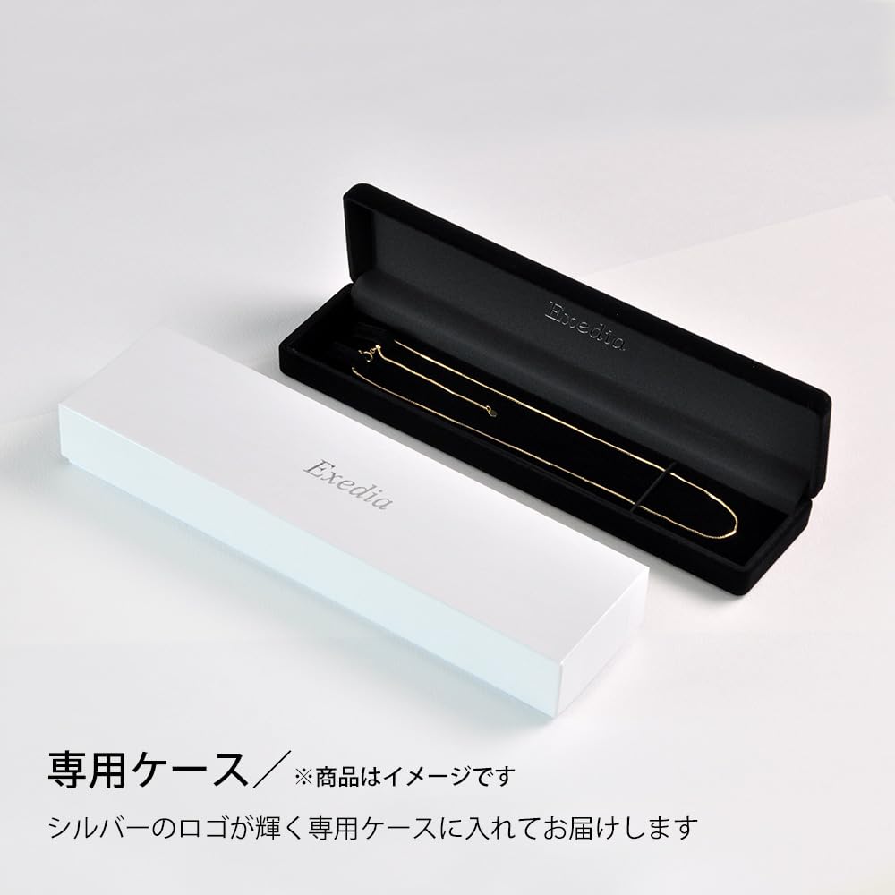 Длина венецианской цепной коробки Exedia Platinum 850 cut регулируется до PNSBX E45 с помощью свободного регулятора [Exedia] (Pt850) 16-гранное ожерелье, цепочка, 45см,