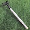 Steel Weeding Rake Detachable Gardening Hand Weeder Heavy-Duty Weeding Rake for Soil Loosening Raking Vegetable Field
