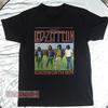 Led Zeppelin Knebworth 1979 Unisex Black Cotton T-shirt S-5XL Unisex T-Shirt