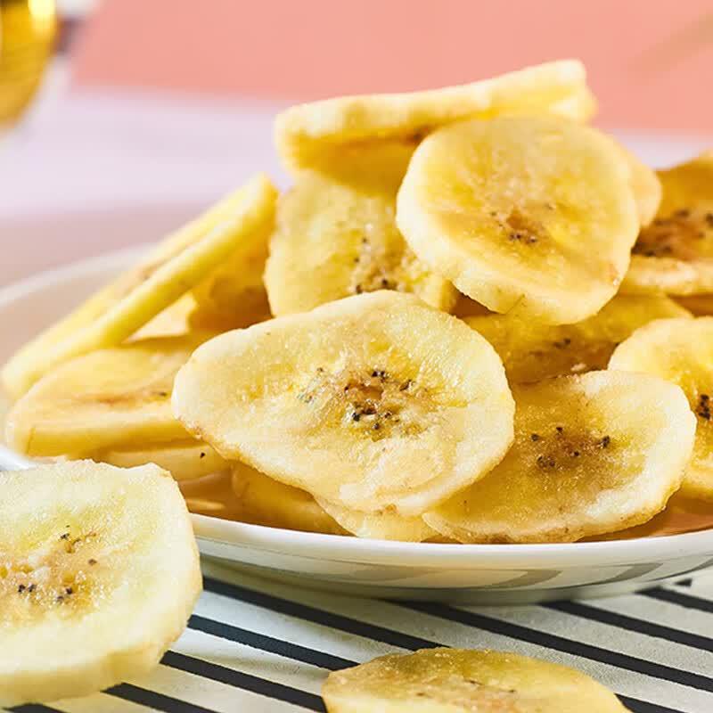 Laiyifen Banana Chips & Rye Toast Snack Combo