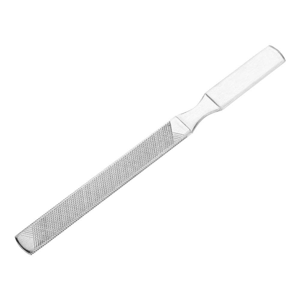 5pcs Washable Stainless Steel Nail File Use On All Four Sides Double Sided Nail Buffer Home Use