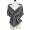 Faux Fur Warm Cheongsam Shawl Widened Pashmina Wraps Fashion Luxury Shawls  Daily