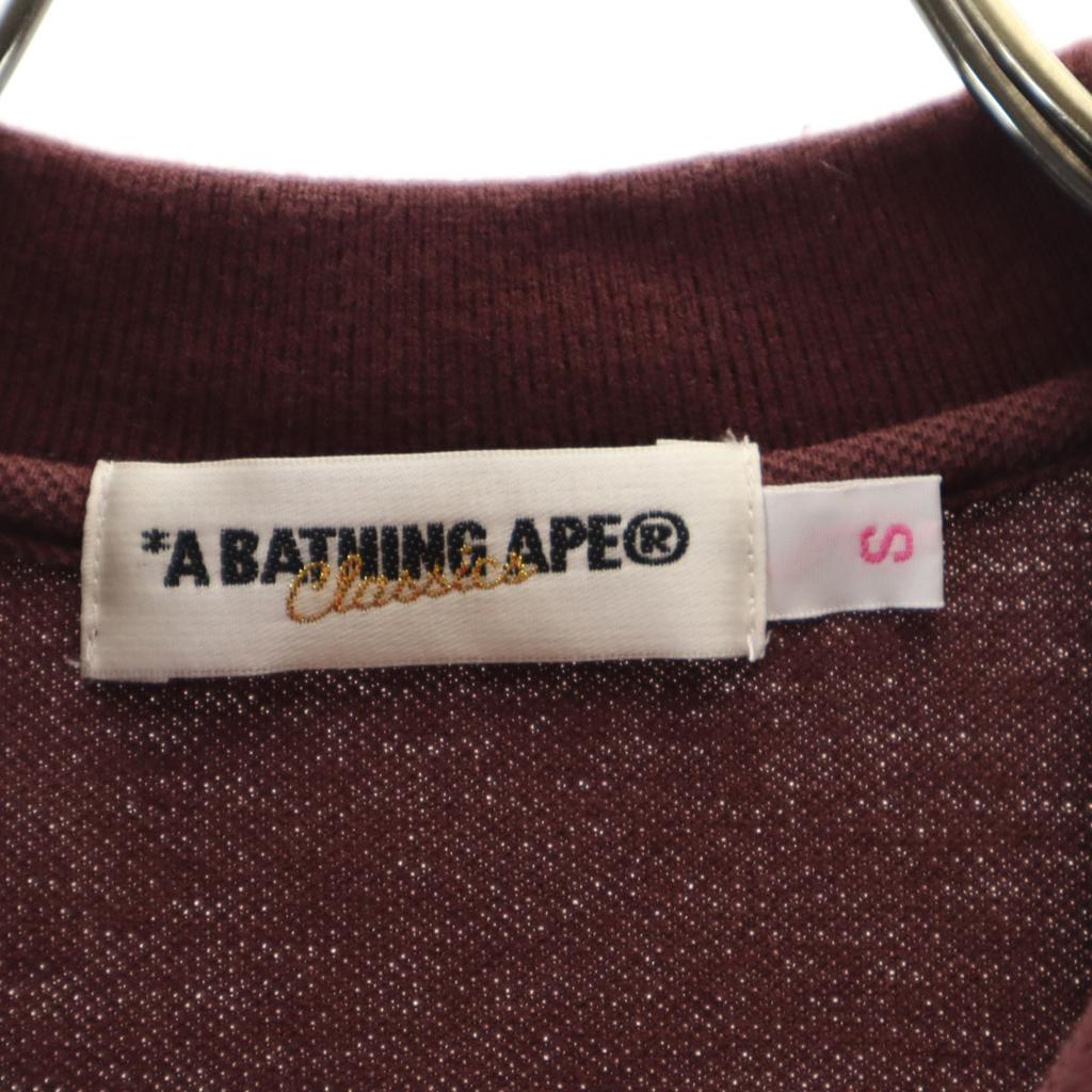 A Bathing Ape Сделано в Японии Футболка-поло с коротким рукавом S CLASSICS Пике Женская Б/У