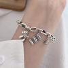 Винтажный браслет с замком для пресбиопии, модный браслет с подвеской в стиле хип-хоп