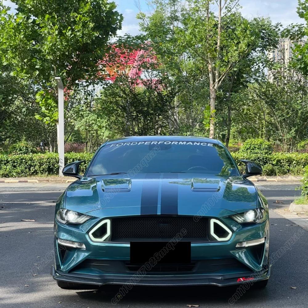 For Ford Mustang MK6.5 2018 2019 2020 2021 2022 2023 Car Front Bumper Spoiler Body Front Fender Diversion Decorative Accessories