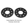Hubcentric Wheel Spacers, Aluminum Alloy Wheel Spacers, 56.1mm Center Diameter, 8mm Thickness, Replacement for Seat, 5x114.3 Hub, Black