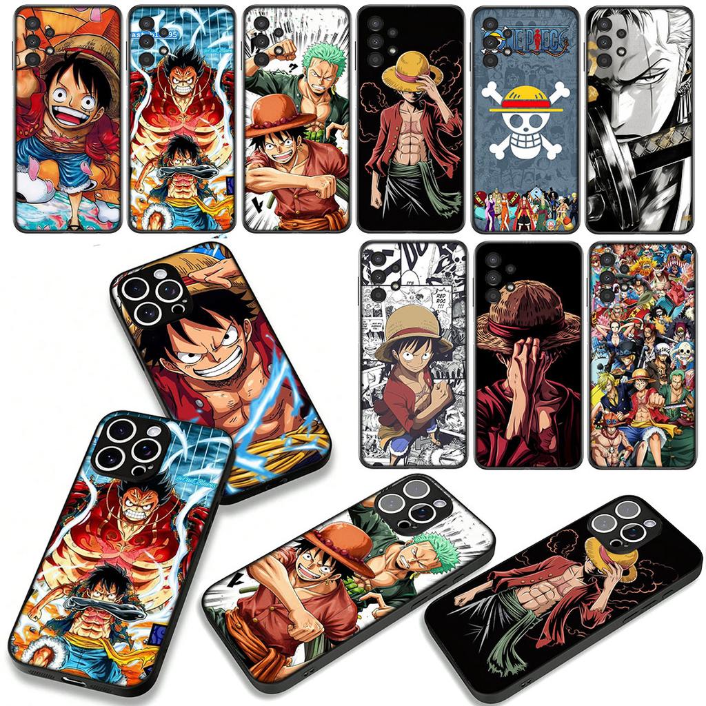 Phone Cover Luffy One Sanji Piece Roronoa Zoro for Apple iPhone 16 15 14 Plus 13 12 Mini 17 Pro Max + ProMax 16E Air 15+ Case