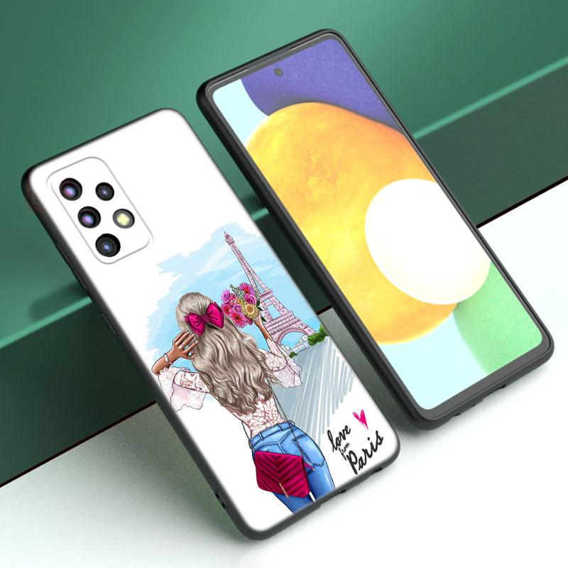 Чехол для телефона «Девочка принцесса любовь» для Samsung A04 A21 A30 A50 A52 S A13 A14 A22 A23 A32 A53 A73 5G A11 A12 A31 A33 A51 A70 A71 A72