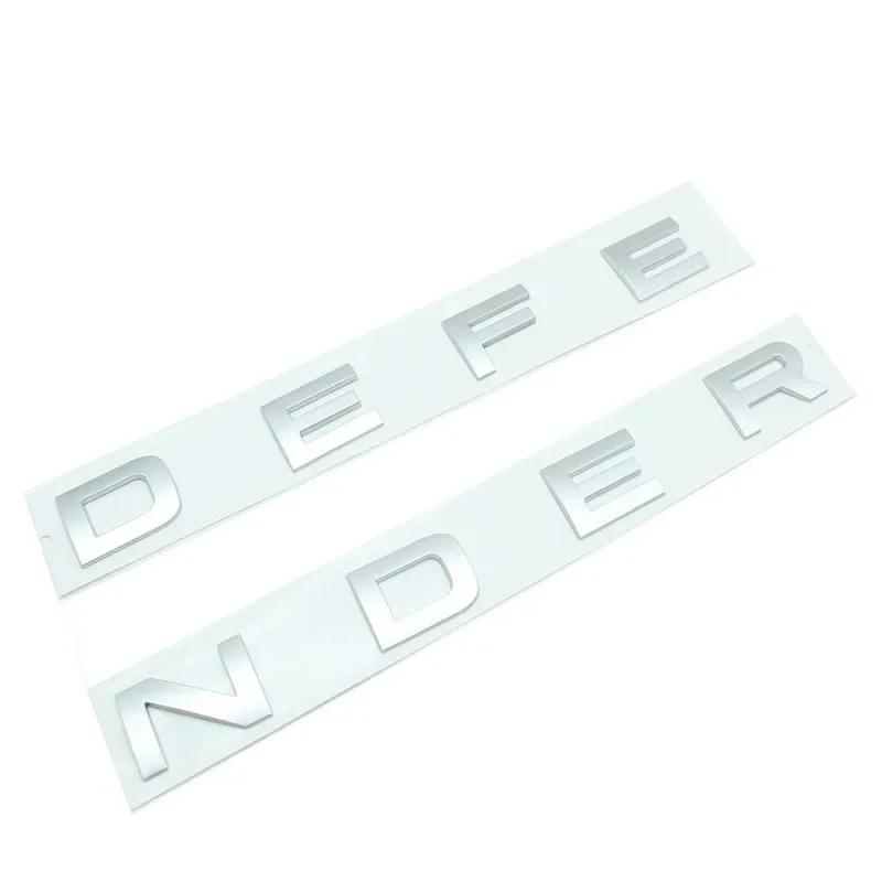 DEFENDER Letters Sticker Decal Car Trunk Badge Front Hood Bonnet Emblem For Defender Auto Accessories