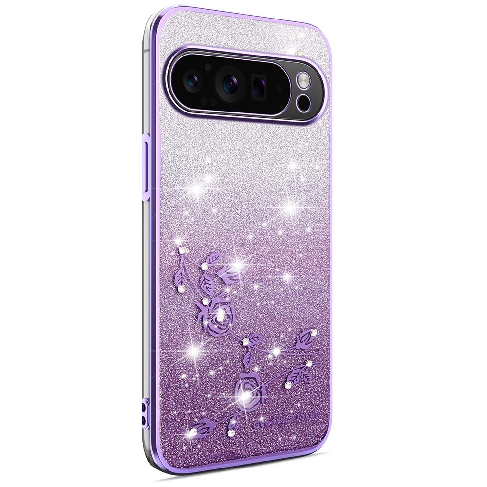 KADEM Чехол для Google Pixel 10 Pro XL Цветок ТПУ Гибкий Градиентный Чехол для Телефона