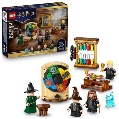 LEGO Гарри Поттер Замок Хогвартс: Игрушка «Церемония Распределения», Подарок на День Рождения, Строительные Блоки, для Мальчиков и Девочек, Возраст 7, 8 и 9 лет, Начальная Шко