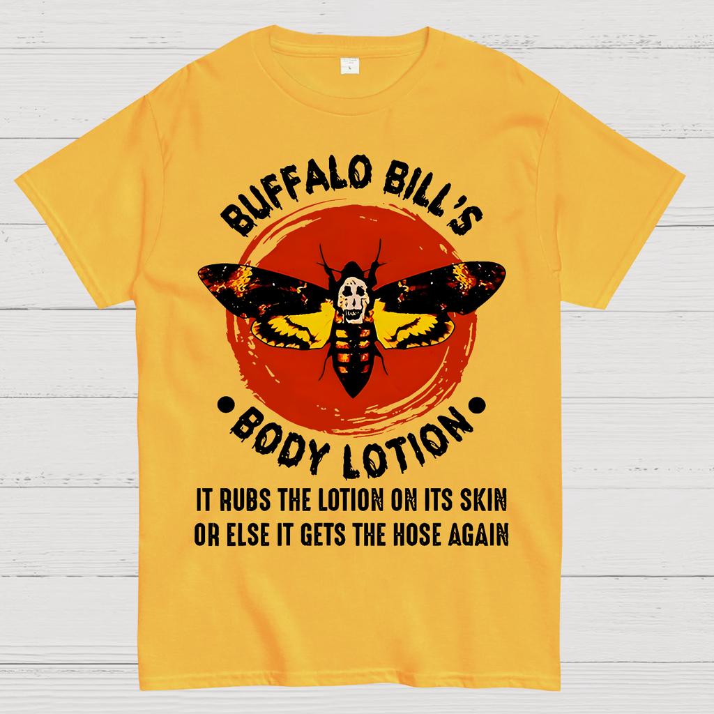 Buffalo Bills Body Lotion Unisex 100% Cotton Summer Casual Cool Loose T-Shirt