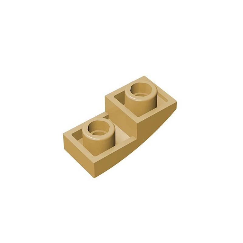 10 ШТ 24201 Наклонная Изогнутая Деталь 2 X 1 X 2/3 Перевернутый Блок Аксессуары Цвета Moc Совместимые с Кирпичиками DIY Детская Игрушка
