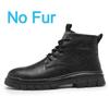 Winter Men's Boots New High Top Warm Boots Men Casual Shoes Non-Slip Outdoor  Boots Leather Designer Work Tooling Boots