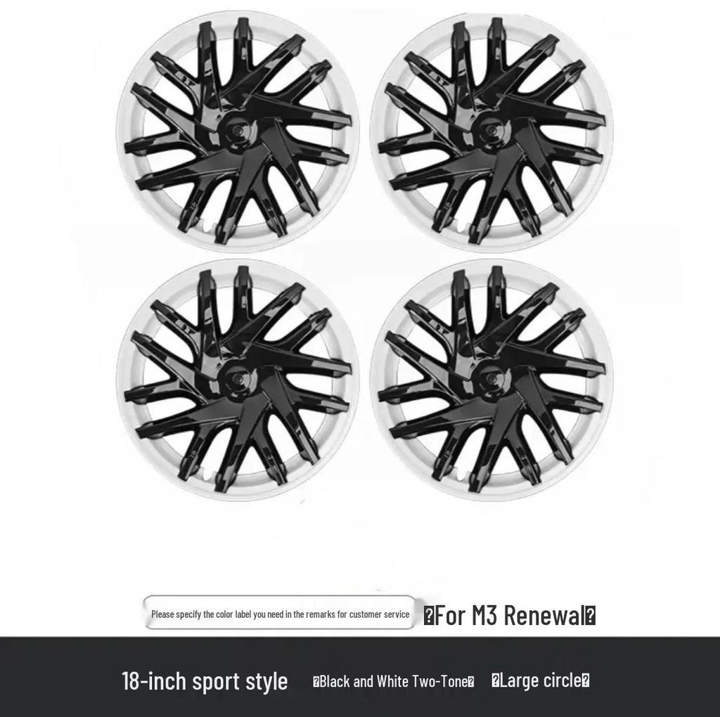 18-дюймовое защитное и декоративное кольцо для дисков M3 Tesla