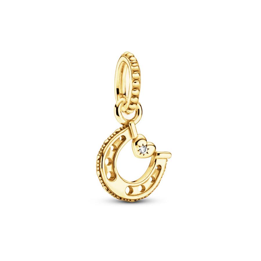Sparking Gold Heart Clip Family Tree Dangle Charm Beads Fit Snake Silver Bracelet Necklace Beads For Diy Jewelry Women Gift