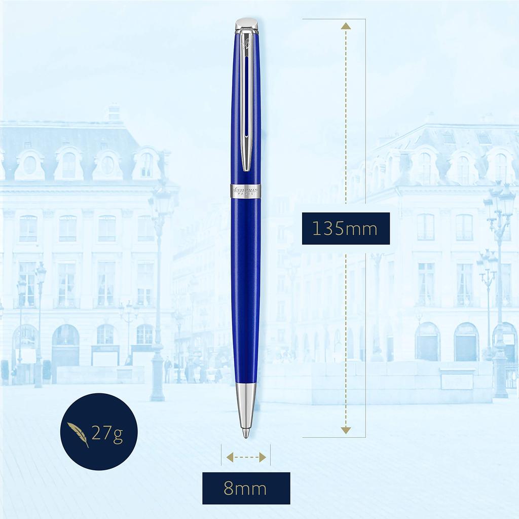 Waterman Официальная шариковая ручка Metropolitan Essential Bright Blue CT 2043201 Обычный импортный продукт на масляной основе