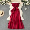 off-Shoulder Tube Top Formal Dress Dress Women Bride Dress for Toast Birthday Par Par dress Formal Dress High Sense Dress