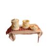 1Pcs Dollhouse Miniature Carousel Mini Storage Box Model Coffee Storage Case Home Decoration Toy Doll House Accessories