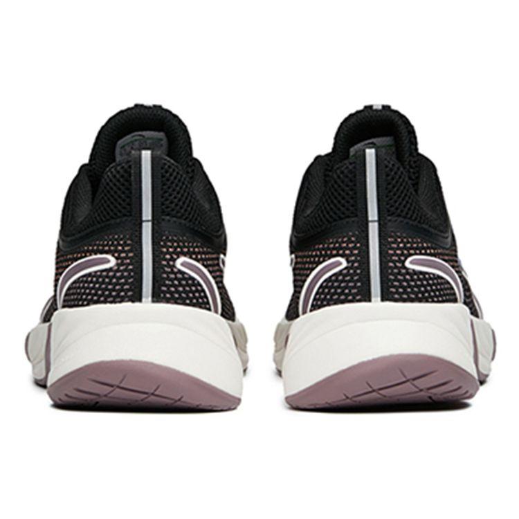 Anta Mesh Low-Top Running Shoes Women Sneakers Black Purple 122145523-5