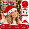 Bell Decoration Christmas Hat Red Plush Jingle Bell Hat Gifts Santa Hat  Christmas Party