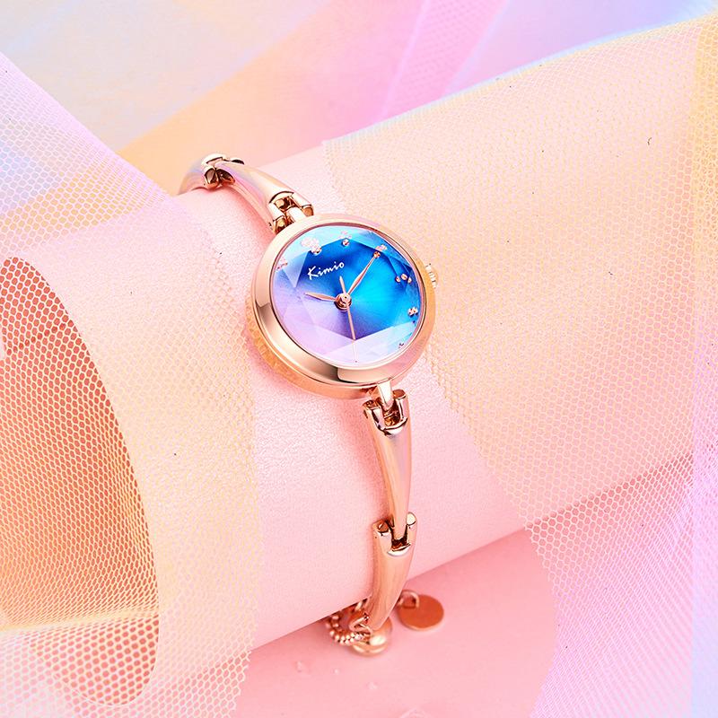 Fashion Women's Watch Gradient Color Compact Women's Quartz Watch Small Fresh Waterproof Bracelet Watch for Women