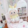 Cute 17cm Labubu Doll Clothes Mini Plush Doll's Dress Outfit Accessories Collection Gift for Girls Kids