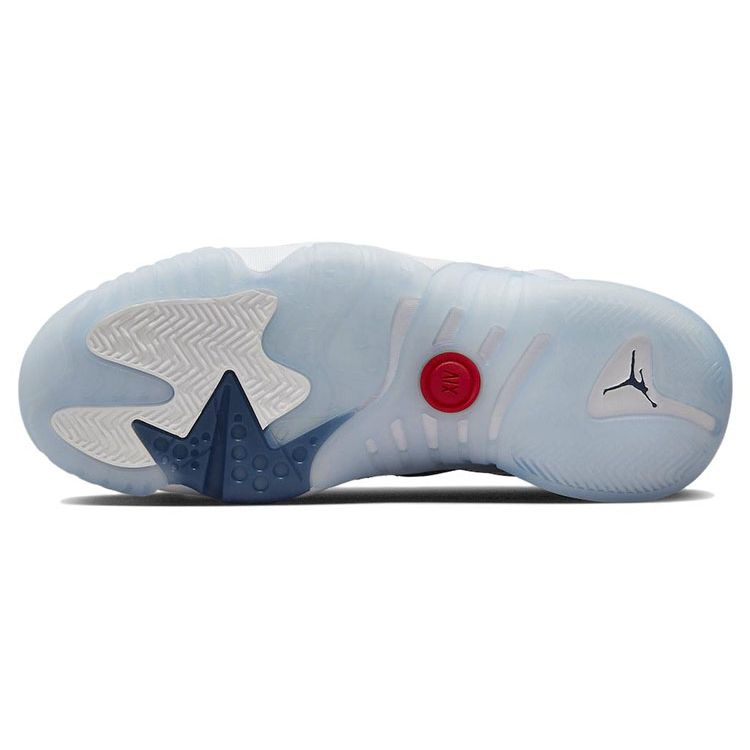Мужские кроссовки Air Jordan Jumpman Two Trey USA, белые университетские, красно-синие, DO1925-102