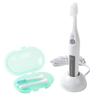 Lavender Ultrasonic Electric Toothbrush Smile X with 2 Packs of Replacement Toothbrushes 1.6MHz AU-300D