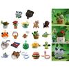 DIY Animals Crochet Starter Kits Plant Crochet Yarn Set Beginners Crochet Kits Learn to Crochet Set by English Video