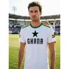 2026 Ghana Style Football Jersey Ghana Team Fan T-shirt Men's Short-Sleeved Sports Shirt Women's T-shirt 3D Printed Shirt