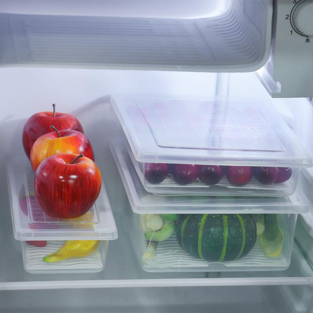 Supplies Vegetable Meat Freezing Food Refrigerator Organizer Drainage Container Drain Storage Box