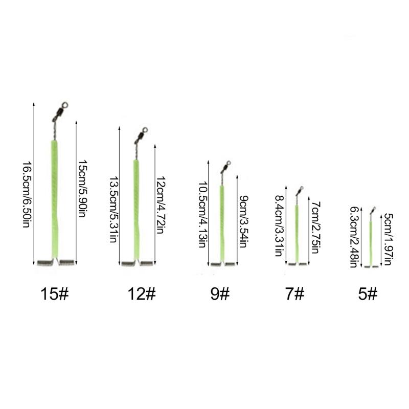 20 шт./набор Светящиеся трубки Рыболовные оснастки с вертлюжками качения Т-образный баланс 3-сторонний соединитель рычагов Изготовление лески Снасти