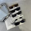 Glasses UV protection cat eye sunglasses women's small fragrant sunglasses concave shape trendy shot retro American ins