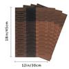 Placemats Table Mat Weave Stripe Pads Pallet Coaster Napperon Table Mat Tapete De Lugar Kitchen Accessories Easy-to-clean Dining Table Mat, Plate Mat