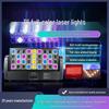 RGBW 36 LED Светодиодная вращающаяся голова для сцены с лазерными и стробоскопическими эффектами для концертных залов и баров